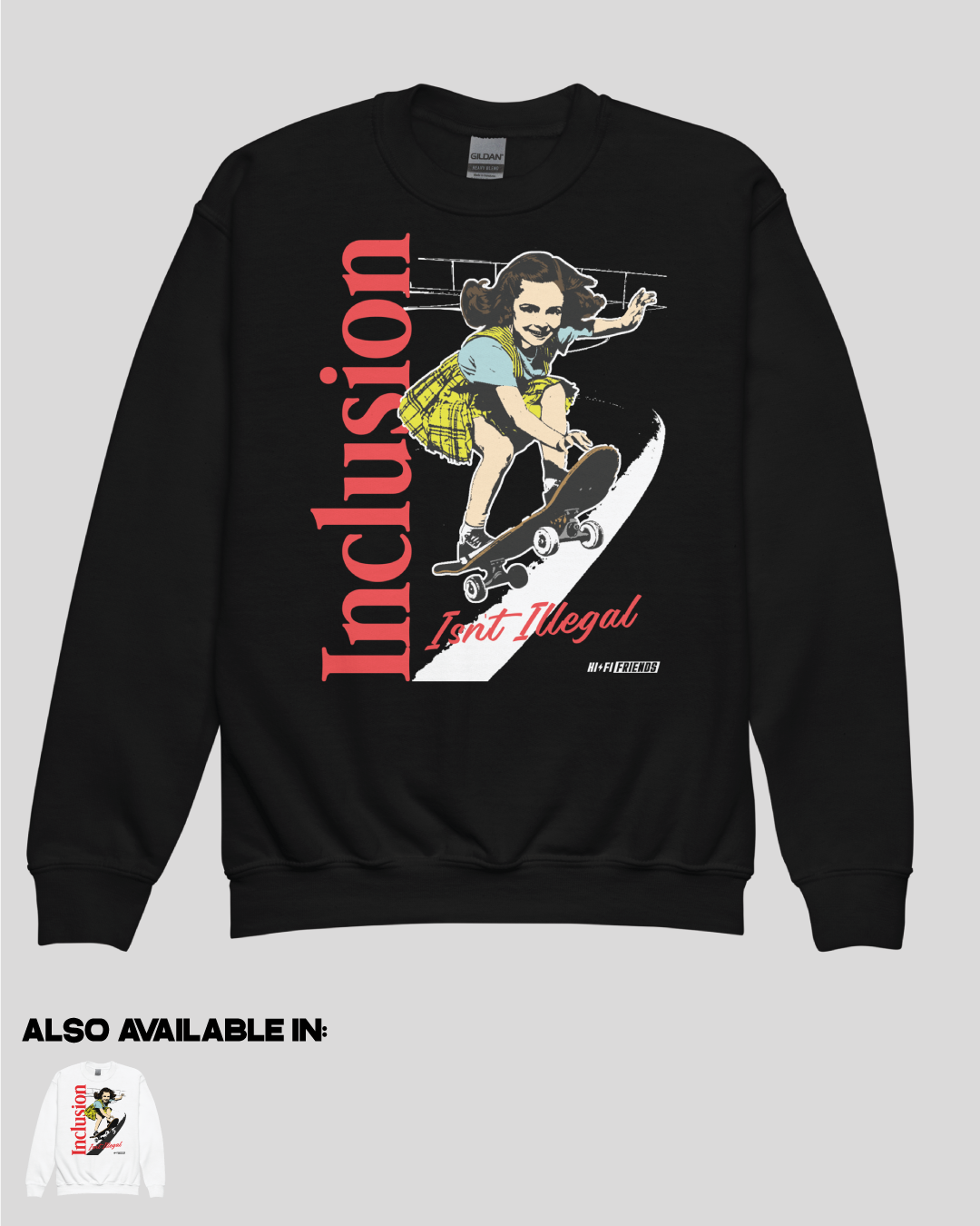 Youth Inclusion Isn't Illegal Unisex Crewneck