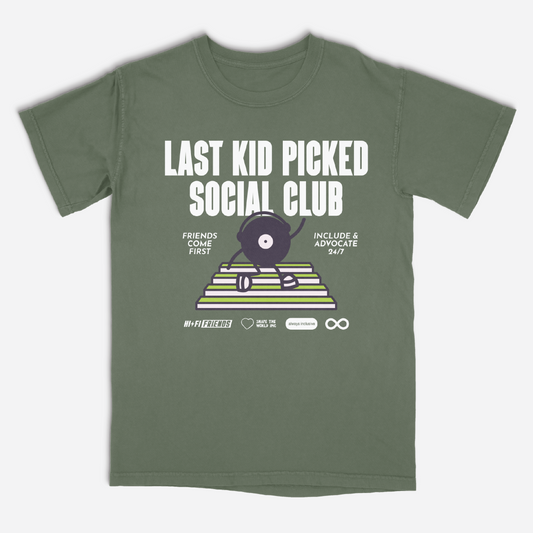 Last Picked Kid Social Club Moss Tee