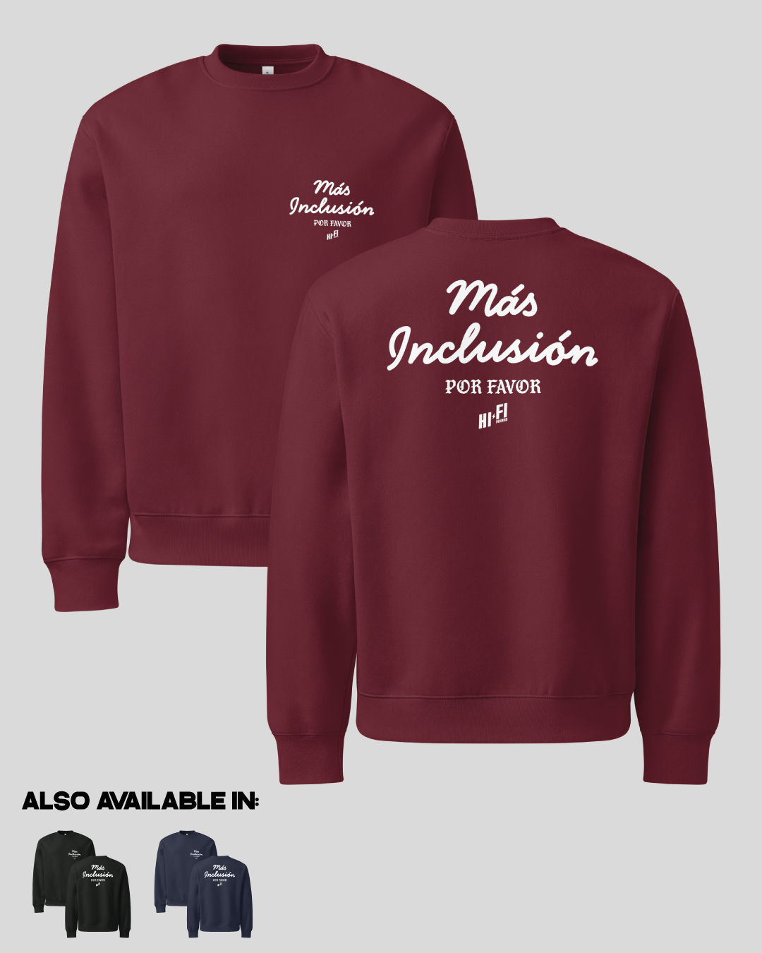 Mas Inclusion Oversized Adult Crewneck