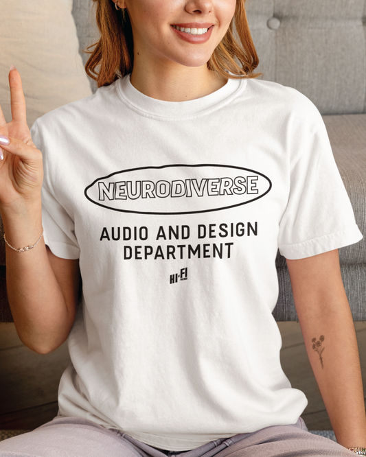 Adult Neurodiverse Audio and Design Department Unisex Tee