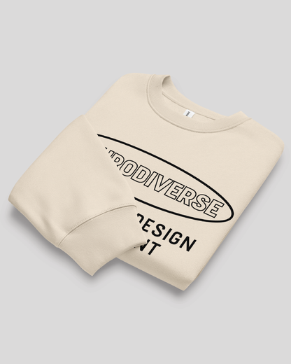 Neurodiverse Audio and Design Department Oversized Adult Crewneck