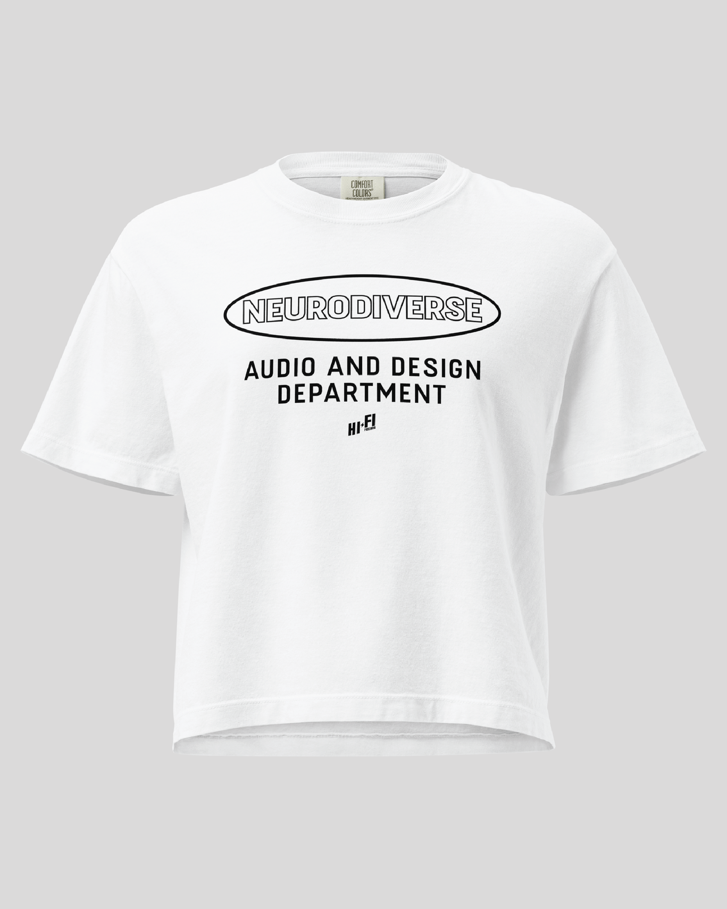 Women's Neurodiverse Audio and Design Department Boxy Tee