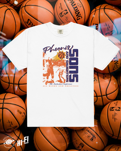 Inclusive Neuroverse X Hi-Fi Friends Collab Phoenix Sons & Daughters White Tee