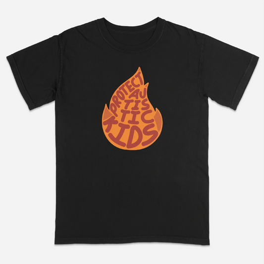 Youth Protect Autistic Kids Black Tee