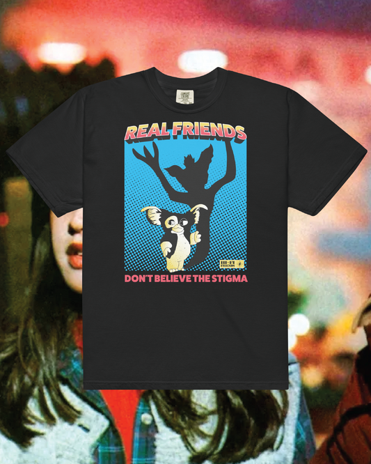 Don't Believe the Stigma Black Tee