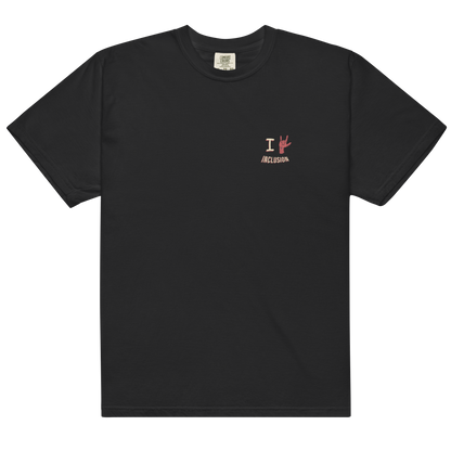 I Love Inclusion Black Tee