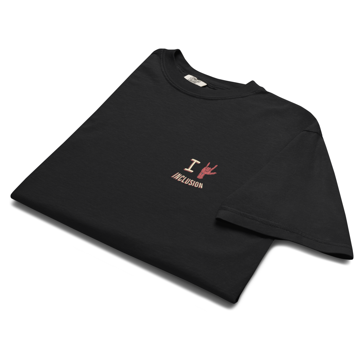 I Love Inclusion Black Tee