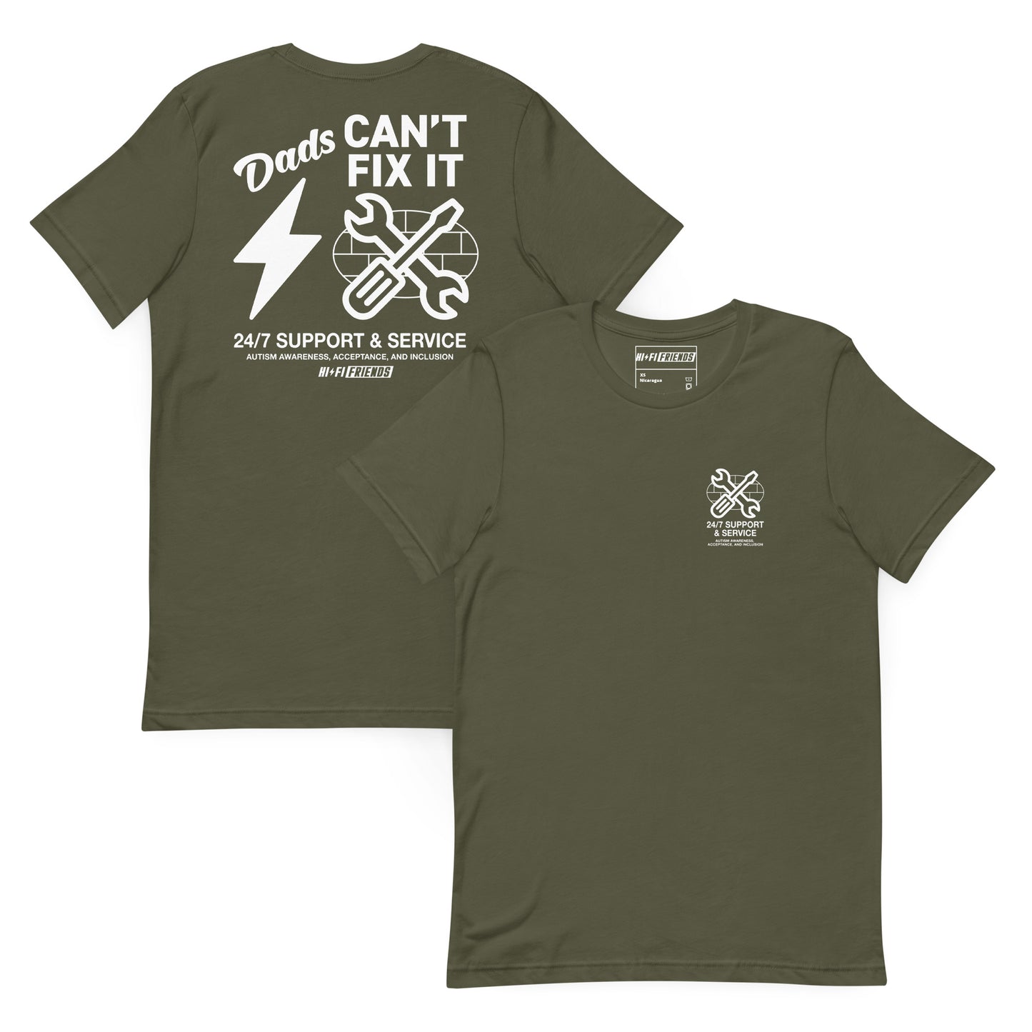 Adult Dad's Can't Fix It Unisex t-shirt