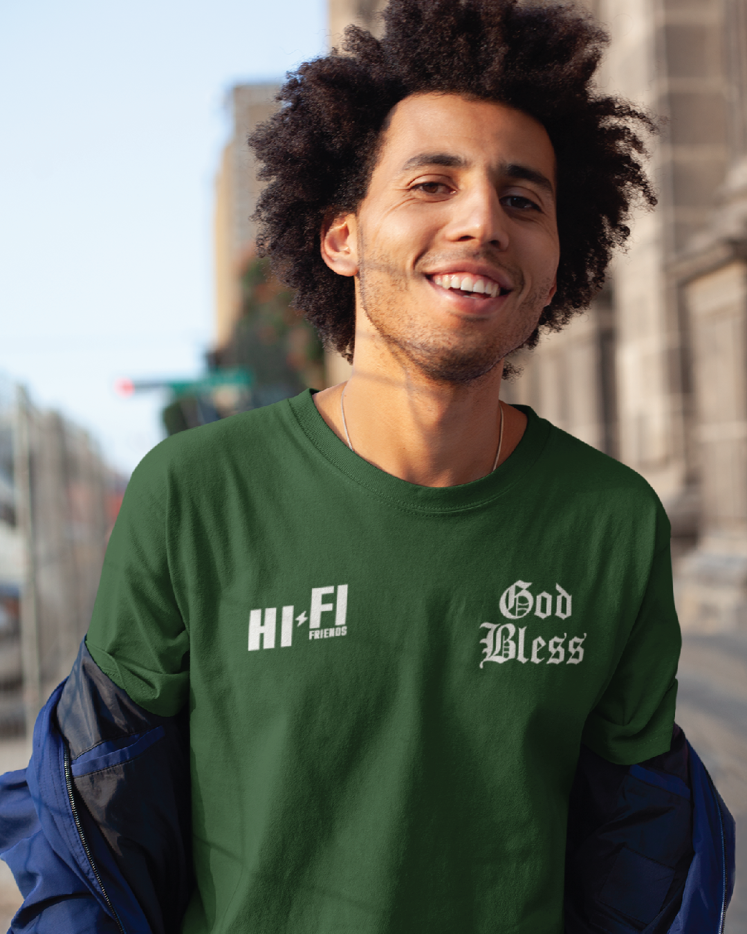 Adult God Bless The Autism Community Unisex Tee