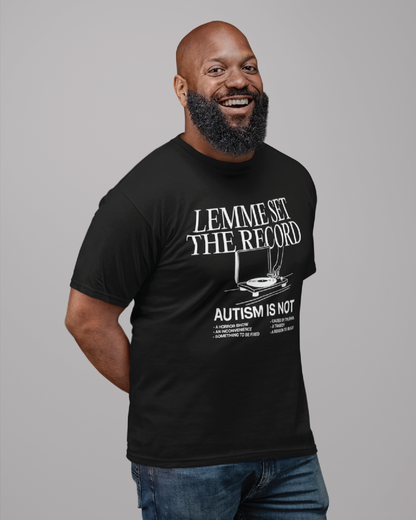 Adult Lemme Set The Record Unisex Tee