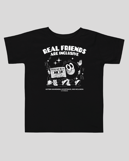 Toddler Real Friends are Inclusive Unisex Tee