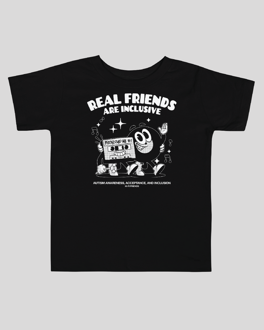 Toddler Real Friends are Inclusive Unisex Tee