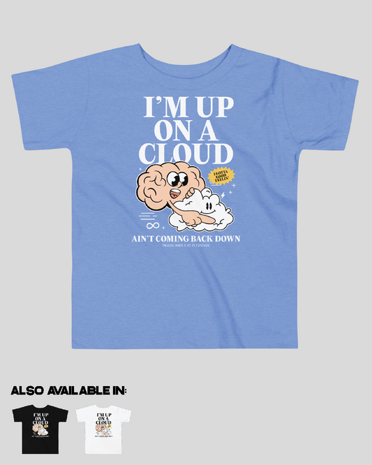 Toddler Up On a Cloud - Pigeon John Unisex Tee