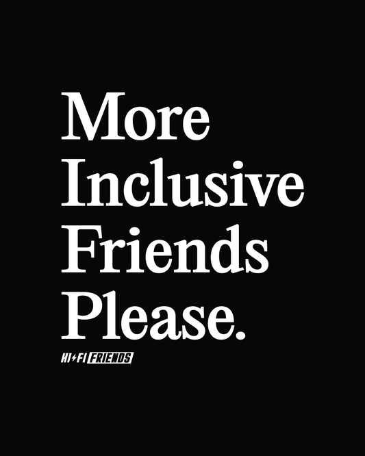 More Inclusive Friends Oversized Adult Crewneck