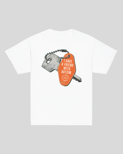 Youth I have a Friend With Autism Unisex Tee