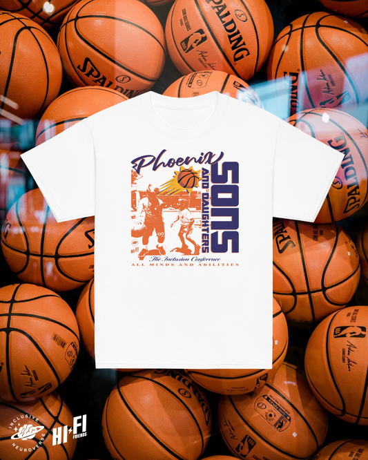 Youth Inclusive Neurovers X Hi-Fi Friends Collab Phoenix White Tee